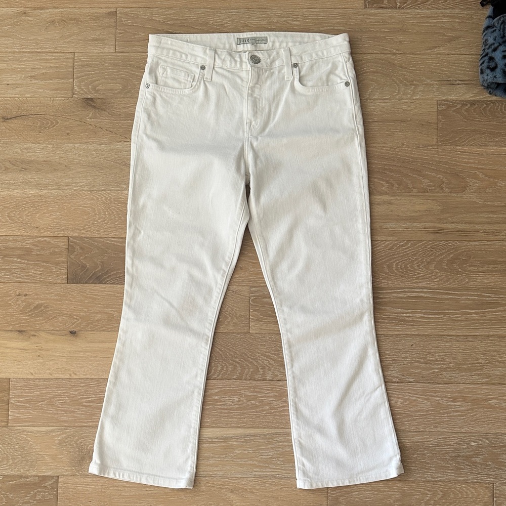 Joie Cream Flare & Wide Leg Jeans